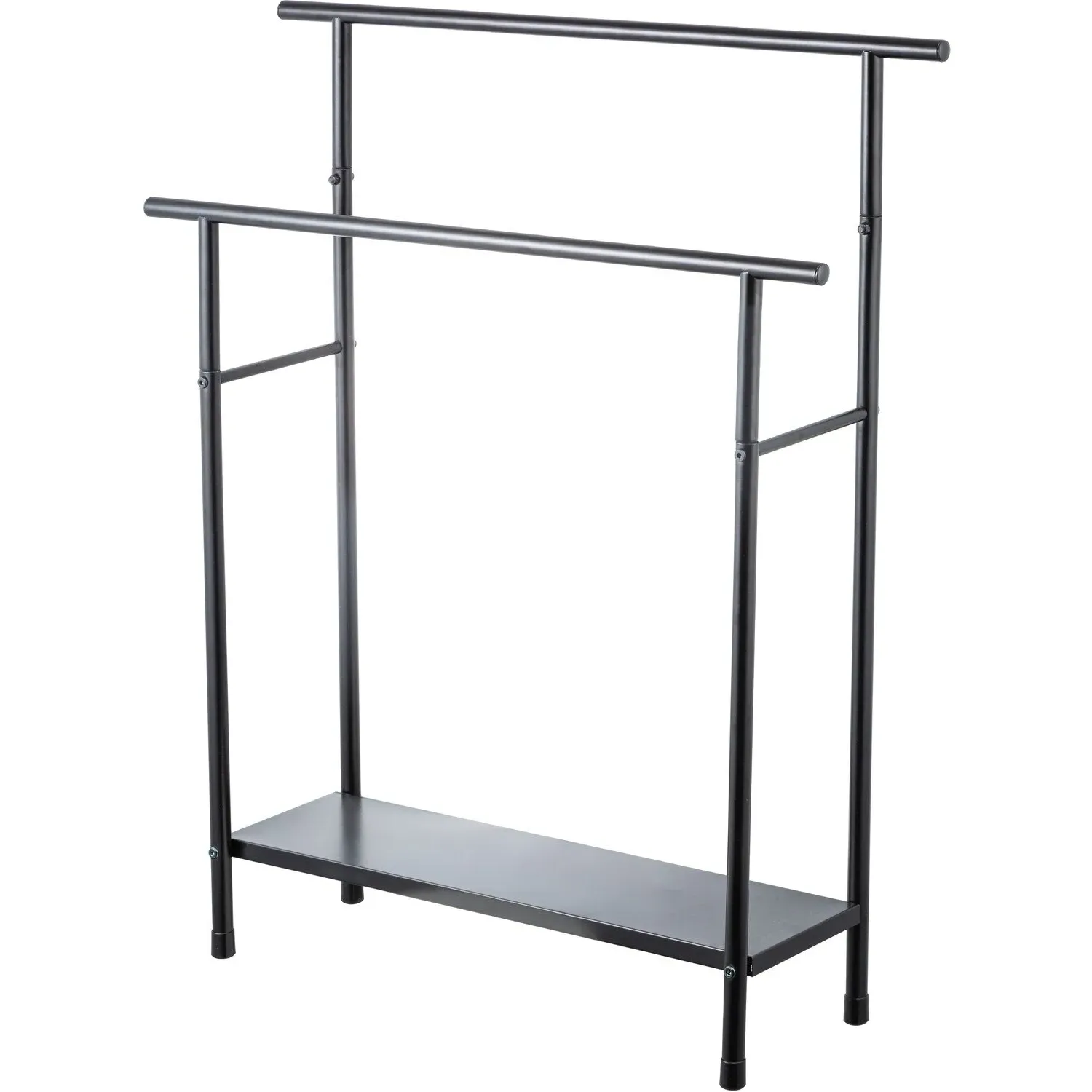 Brooklyn 2 Tier Towel Rack Stand - Black image