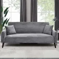 Brooklyn 3-Seater Sofa - Grey, Jumbo Cord