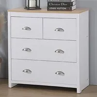 Brooklyn 4 Drawer Chest of Drawers - White