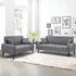 Brooklyn 5-Seater Sofa Set - Grey, Linen