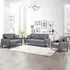 Brooklyn 6-Seater Sofa Set - Grey, Linen