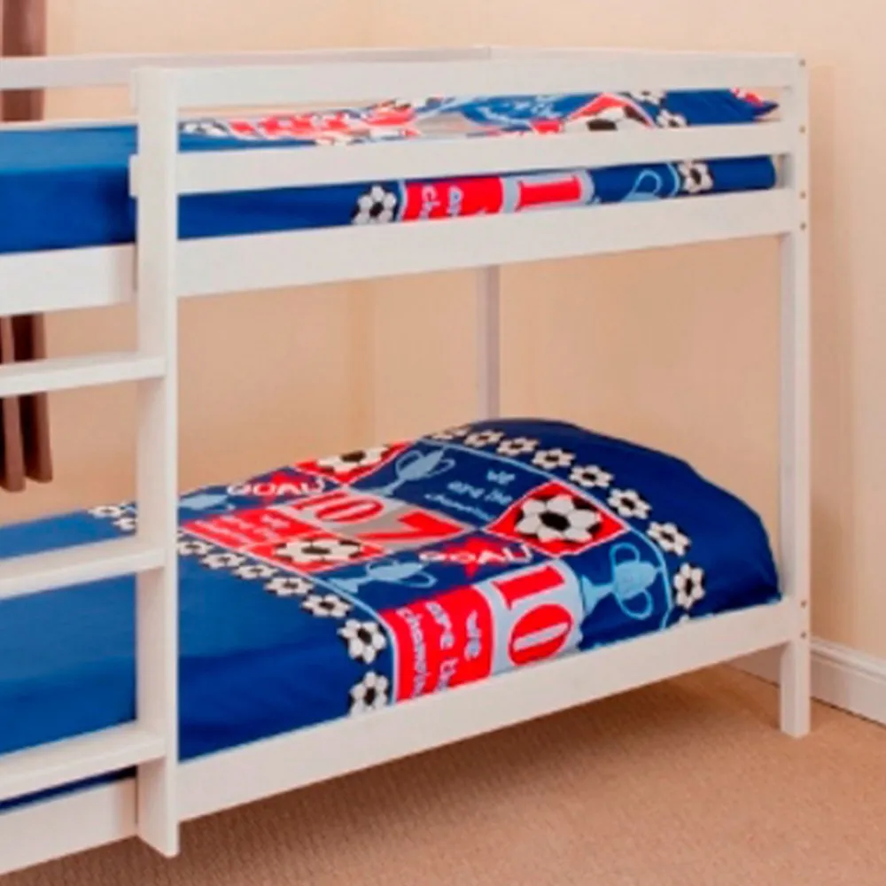 Brooklyn Bunk Bed - White, Pine Wood