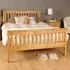 Brooklyn Double Bed Frame - Caramel, Pine