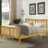 Brooklyn Double Bed Frame - Caramel, Pine