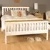 Brooklyn Double Bed Frame - White, Pine