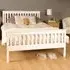 Brooklyn Double Bed Frame - White, Pine