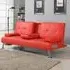 Brooklyn Double Sleeper Cinema Sofa Bed with Bluetooth - Red
