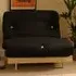 Brooklyn Double Sleeper Futon Base and Mattress - Black