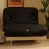Brooklyn Double Sleeper Futon Base and Mattress - Black