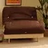 Brooklyn Double Sleeper Futon Base and Mattress - Chocolate