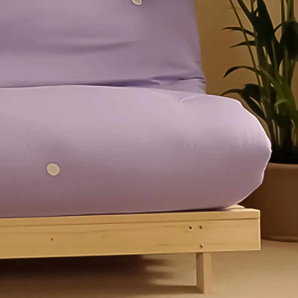 Brooklyn Double Sleeper Futon Base and Mattress - Lilac