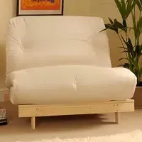 Brooklyn Double Sleeper Futon Base and Mattress - Natural