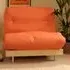 Brooklyn Double Sleeper Futon Base and Mattress - Orange