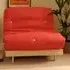 Brooklyn Double Sleeper Futon Base and Mattress - Red