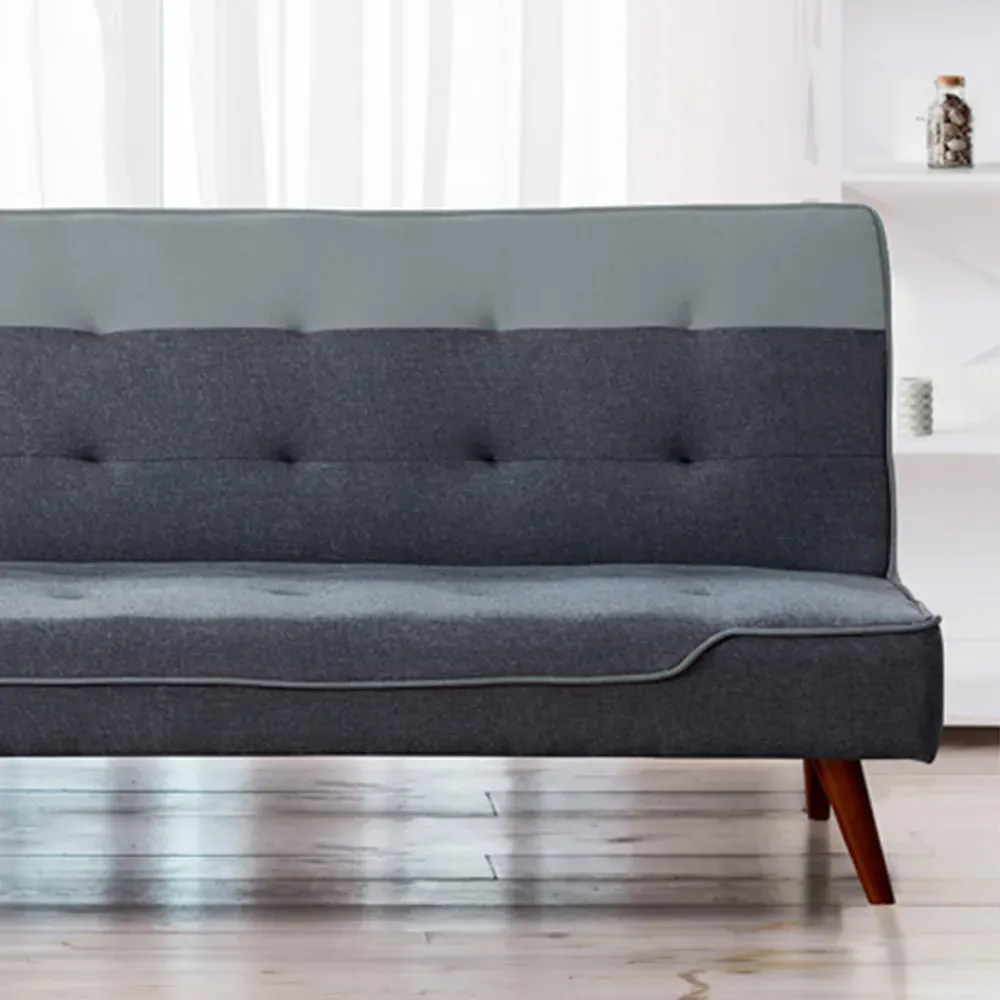 Brooklyn Double Sleeper Sofa Bed - Grey, Fabric