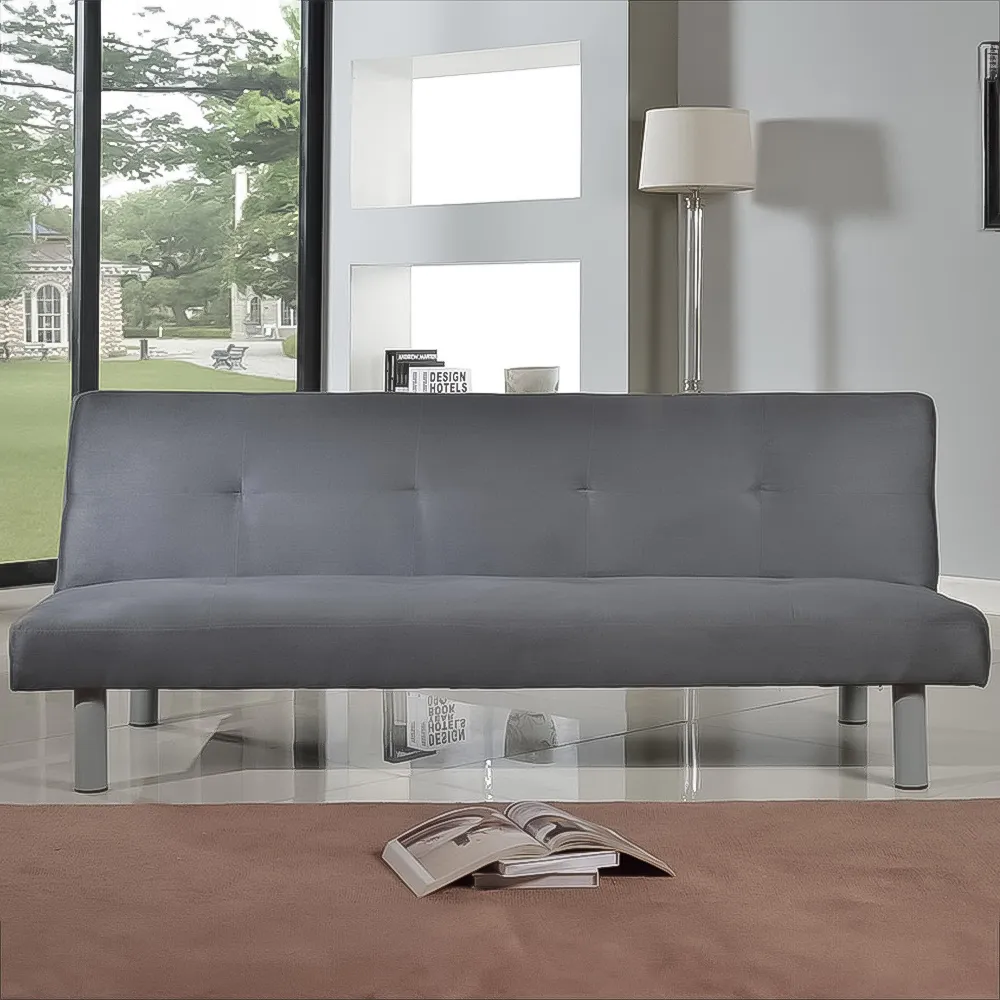 Brooklyn Double Sleeper Sofa Bed - Grey, Faux Suede