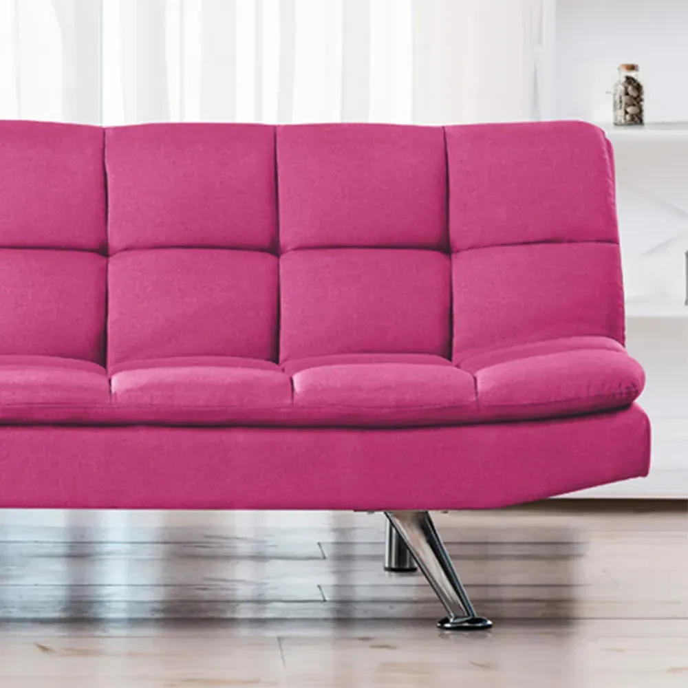 Brooklyn Double Sleeper Sofa Bed - Pink