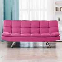 Brooklyn Double Sleeper Sofa Bed - Pink