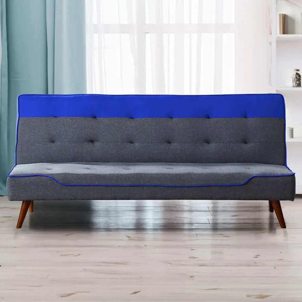 Brooklyn Double Sleeper Sofa Bed with Click-Clack - Blue image