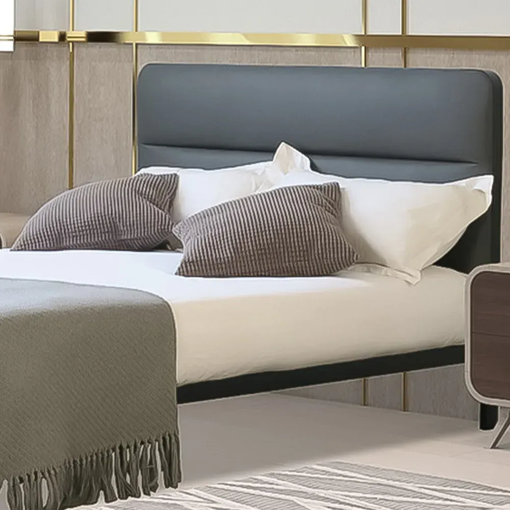 Brooklyn King Size Bed Frame - Black, Metal