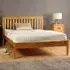 Brooklyn King Size Bed Frame - Cream, Pine