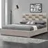 Brooklyn King Size Bed Frame - Cream, Velvet