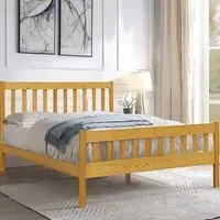 Brooklyn King Size Bed Frame - Pine