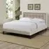 Brooklyn King Size Bed Frame with Buttoned Headboard - Grey