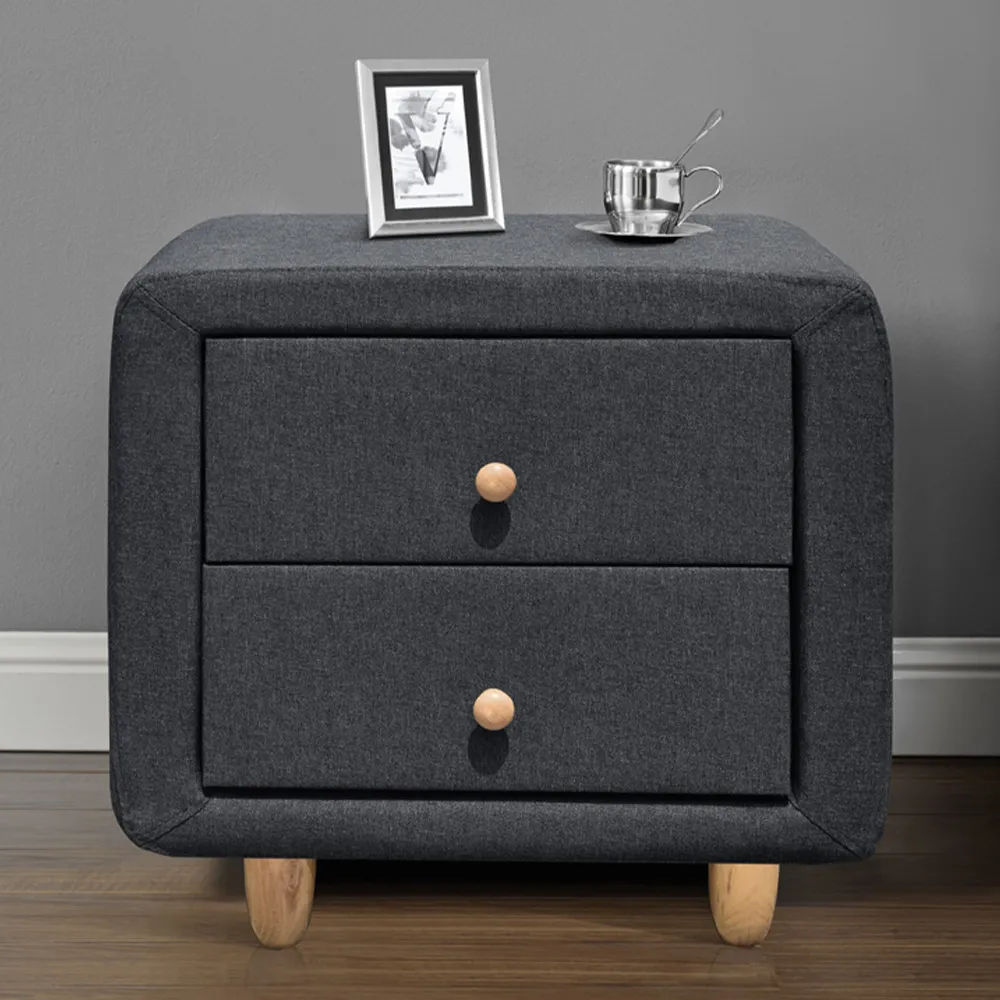 Brooklyn King Size Bedroom Furniture Set - Grey, Linen