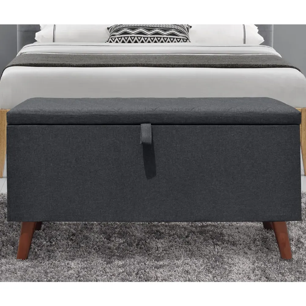 Brooklyn King Size Bedroom Furniture Set - Grey, Linen