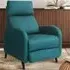 Brooklyn Manual Recliner Chair - Blue, Linen