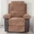 Brooklyn Manual Recliner Chair - Brown, Jumbo Cord