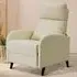 Brooklyn Manual Recliner Chair - Cream, Linen