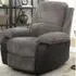 Brooklyn Manual Recliner Chair - Grey, Jumbo Cord