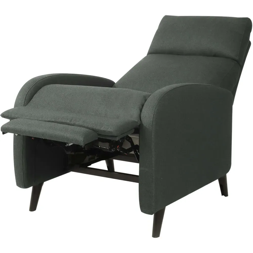 Brooklyn Manual Recliner Chair - Grey, Linen