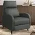 Brooklyn Manual Recliner Chair - Grey, Linen