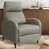 Brooklyn Manual Recliner Chair - Grey, Linen