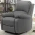 Brooklyn Manual Recliner Chair - Light Grey, Linen