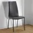 Brooklyn Set of 4 Dining Chairs - Black, Faux Leather