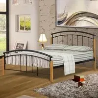 Brooklyn Single Bed Frame - Black, Metal