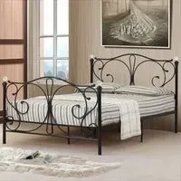 Brooklyn Single Bed Frame - Black, Metal