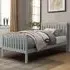 Brooklyn Single Bed Frame - Grey, Pine