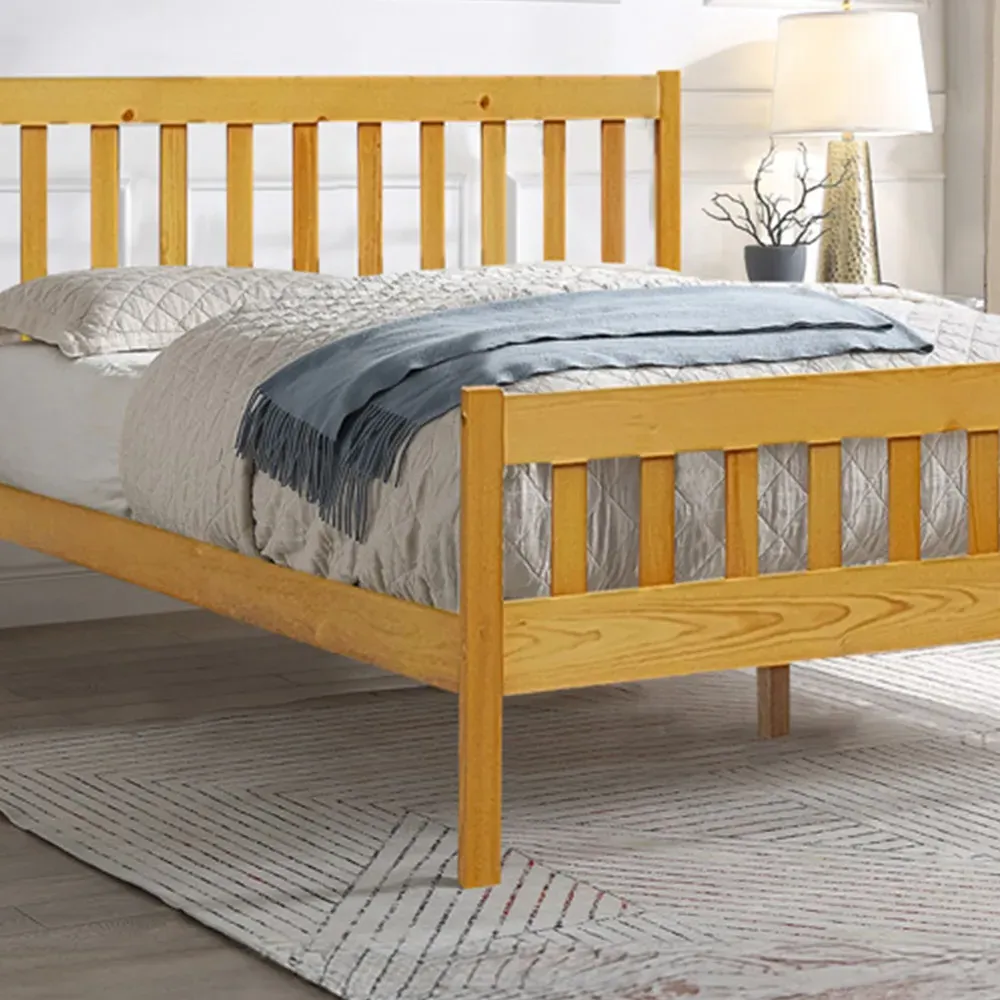 Brooklyn Single Bed Frame - Pine