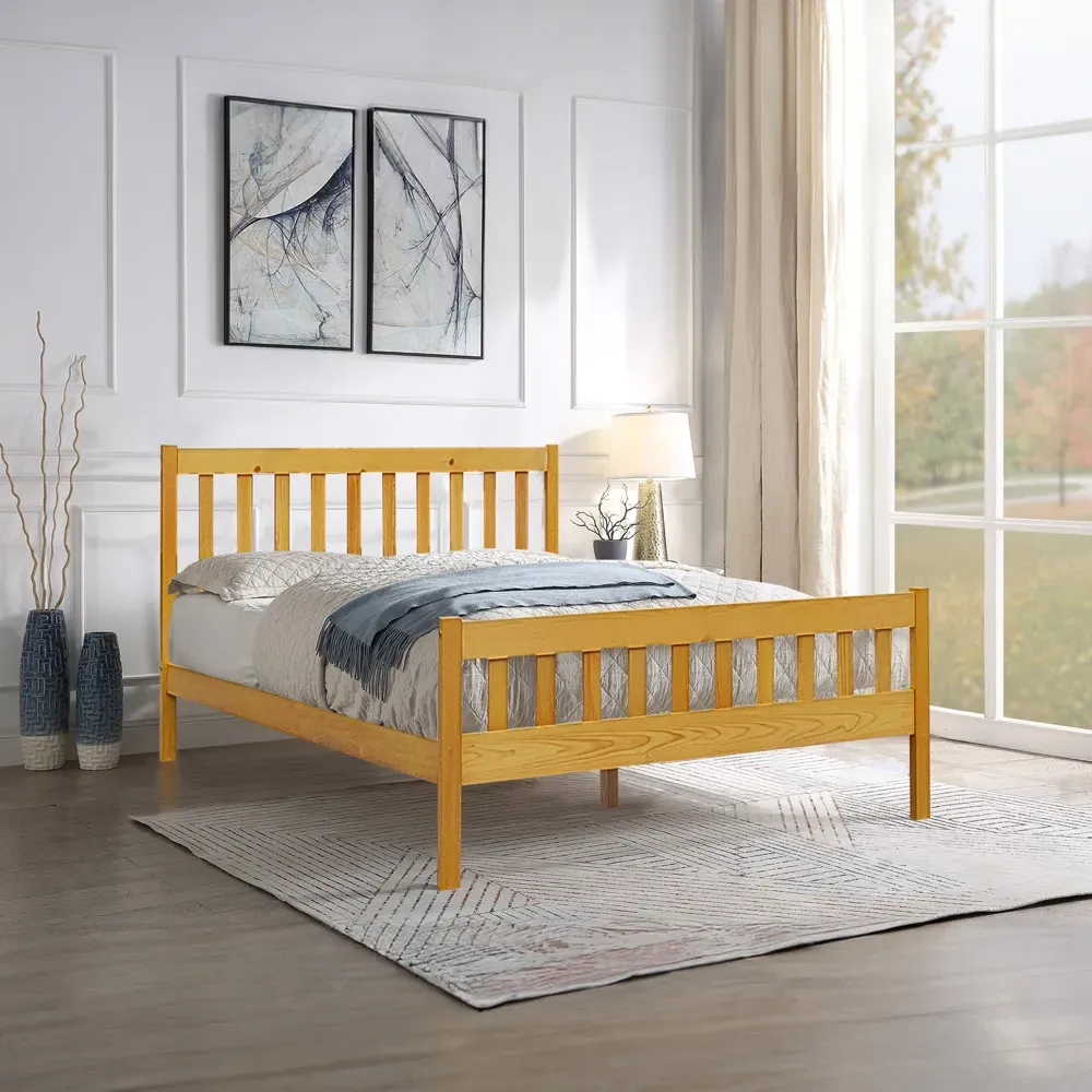 Brooklyn Single Bed Frame - Pine