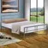 Brooklyn Single Bed Frame - Silver, Metal