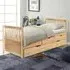 Brooklyn Single Cabin Bed with Trundle - Natural, Pine