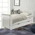Brooklyn Single Cabin Bed with Trundle - White, Pine