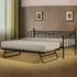 Brooklyn Single Day Bed with Trundle - Black, Metal