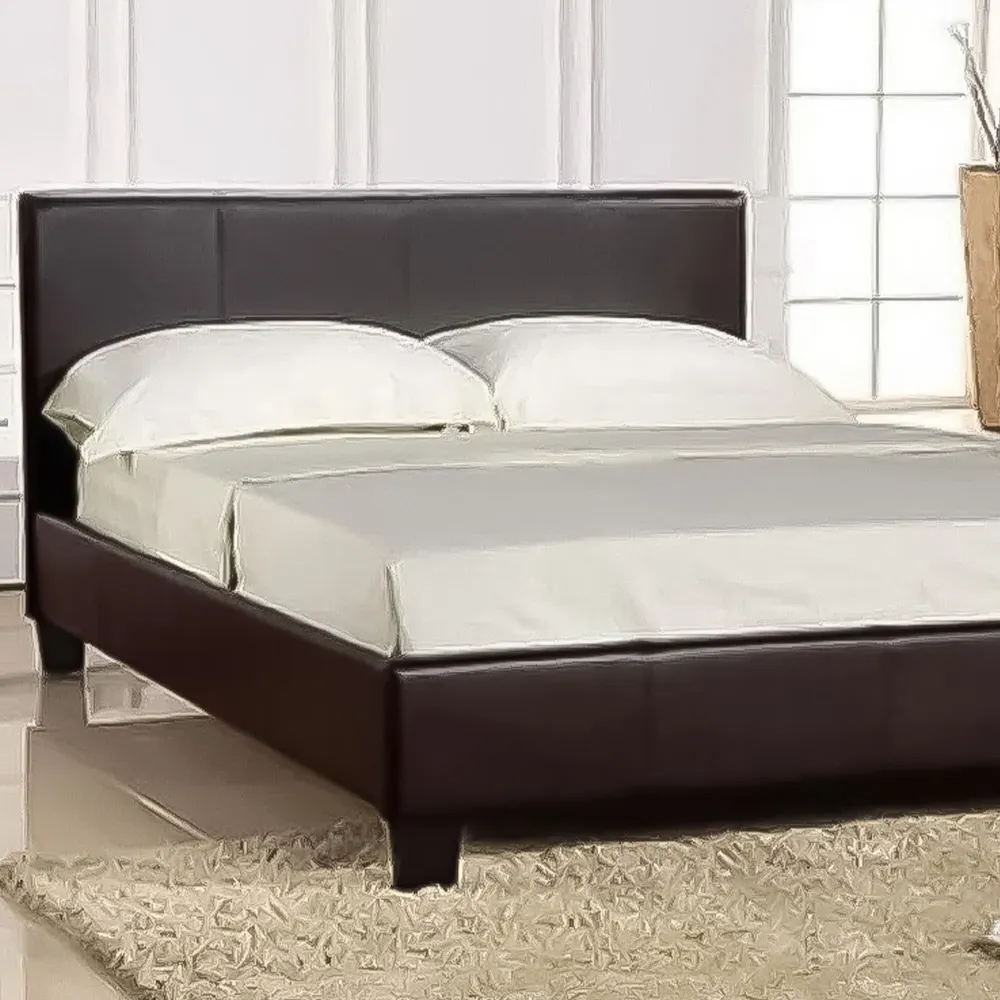 Brooklyn Single Ottoman Bed Frame with Storage - Black, Faux Leather