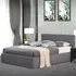Brooklyn Single Ottoman Bed with Storage - Grey, Fabric